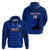 Custom Haiti Football Hoodie Les Grenadieres 2023 World Cup Blue Version - Wonder Print Shop