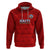 Haiti Football Hoodie Les Grenadieres 2023 World Cup Red Version - Wonder Print Shop