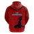 Haiti Football Hoodie Les Grenadieres 2023 World Cup Red Version - Wonder Print Shop