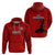 Haiti Football Hoodie Les Grenadieres 2023 World Cup Red Version - Wonder Print Shop