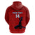 Custom Haiti Football Hoodie Les Grenadieres 2023 World Cup Red Version - Wonder Print Shop