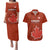 Canada Soccer Couples Matching Puletasi Dress and Hawaiian Shirt Go Canucks Maple Leaf 2023 World Cup - Wonder Print Shop