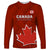 Canada Soccer Long Sleeve Shirt Go Canucks Maple Leaf 2023 World Cup - Wonder Print Shop