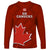 Canada Soccer Long Sleeve Shirt Go Canucks Maple Leaf 2023 World Cup - Wonder Print Shop