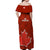 Canada Soccer Off Shoulder Maxi Dress Go Canucks Maple Leaf 2023 World Cup - Wonder Print Shop