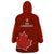 Canada Soccer Wearable Blanket Hoodie Go Canucks Maple Leaf 2023 World Cup - Wonder Print Shop