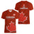 Canada Soccer Women V Neck T Shirt Go Canucks Maple Leaf 2023 World Cup - Wonder Print Shop