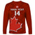 Custom Canada Soccer Long Sleeve Shirt Go Canucks Maple Leaf 2023 World Cup - Wonder Print Shop