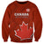 Custom Canada Soccer Sweatshirt Go Canucks Maple Leaf 2023 World Cup - Wonder Print Shop