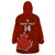 Custom Canada Soccer Wearable Blanket Hoodie Go Canucks Maple Leaf 2023 World Cup - Wonder Print Shop