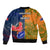 France And Australia Rugby Bomber Jacket 2023 World Cup Le Bleus Wallabies Together - Wonder Print Shop