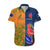 France And Australia Rugby Hawaiian Shirt 2023 World Cup Le Bleus Wallabies Together - Wonder Print Shop