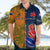 France And Australia Rugby Hawaiian Shirt 2023 World Cup Le Bleus Wallabies Together - Wonder Print Shop