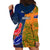 France And Australia Rugby Hoodie Dress 2023 World Cup Le Bleus Wallabies Together - Wonder Print Shop