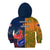 France And Australia Rugby Kid Hoodie 2023 World Cup Le Bleus Wallabies Together - Wonder Print Shop