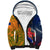 France And Australia Rugby Sherpa Hoodie 2023 World Cup Le Bleus Wallabies Together - Wonder Print Shop