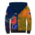 France And Australia Rugby Sherpa Hoodie 2023 World Cup Le Bleus Wallabies Together - Wonder Print Shop