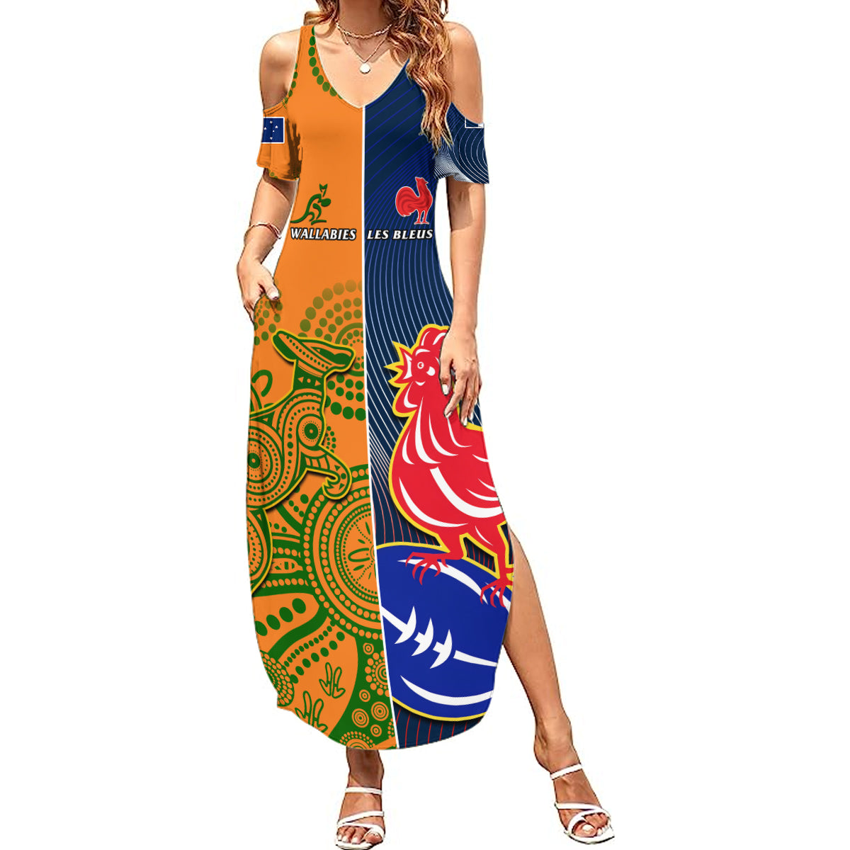 france-and-australia-rugby-summer-maxi-dress-2023-world-cup-le-bleus-wallabies-together