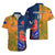 Custom France And Australia Rugby Hawaiian Shirt 2023 World Cup Le Bleus Wallabies Together - Wonder Print Shop