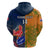 Custom France And Australia Rugby Hoodie 2023 World Cup Le Bleus Wallabies Together - Wonder Print Shop