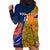 Custom France And Australia Rugby Hoodie Dress 2023 World Cup Le Bleus Wallabies Together - Wonder Print Shop