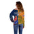 Custom France And Australia Rugby Off Shoulder Sweater 2023 World Cup Le Bleus Wallabies Together - Wonder Print Shop