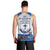 Fiji Holy Cross College Men Tank Top Happy 50th Anniversary Fijian Tagimoucia Tapa Pattern - Wonder Print Shop