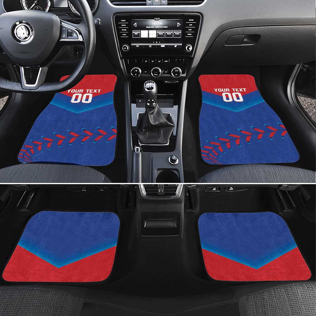 Custom Baseball Cuba 2024 Car Mats Cuban Trogon - Dynamic Style - Wonder Print Shop