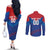 Custom Baseball Cuba 2024 Couples Matching Off The Shoulder Long Sleeve Dress and Long Sleeve Button Shirt Cuban Trogon - Dynamic Style