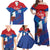 Custom Baseball Cuba 2024 Family Matching Off Shoulder Maxi Dress and Hawaiian Shirt Cuban Trogon - Dynamic Style - Wonder Print Shop