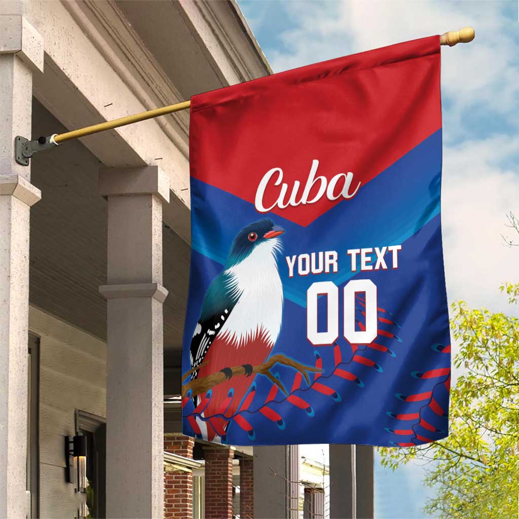 Custom Baseball Cuba 2024 Garden Flag Cuban Trogon - Dynamic Style - Wonder Print Shop