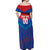 Custom Baseball Cuba 2024 Off Shoulder Maxi Dress Cuban Trogon - Dynamic Style - Wonder Print Shop