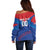 Custom Baseball Cuba 2024 Off Shoulder Sweater Cuban Trogon - Dynamic Style - Wonder Print Shop