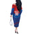 Custom Baseball Cuba 2024 Off The Shoulder Long Sleeve Dress Cuban Trogon - Dynamic Style - Wonder Print Shop