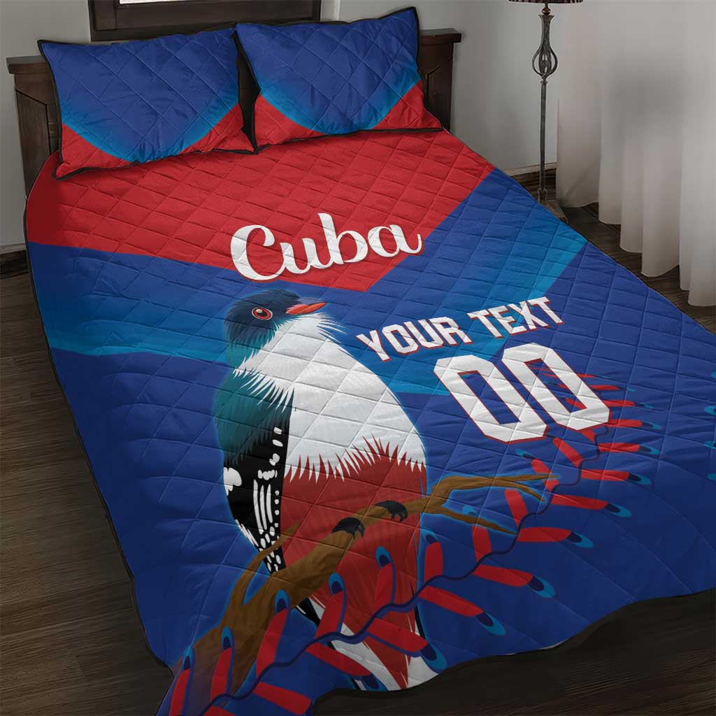 Custom Baseball Cuba 2024 Quilt Bed Set Cuban Trogon - Dynamic Style - Wonder Print Shop