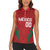 Custom Baseball Mexico 2024 Women Sleeveless Polo Shirt Aztec Calendar Pattern - Dynamic Style