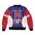 Custom Chinese Taipei Bomber Jacket Go Taiwanese - Baseball Style - Wonder Print Shop