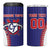 Custom Chinese Taipei 4 in 1 Can Cooler Tumbler Go Taiwanese - Baseball Style - Wonder Print Shop