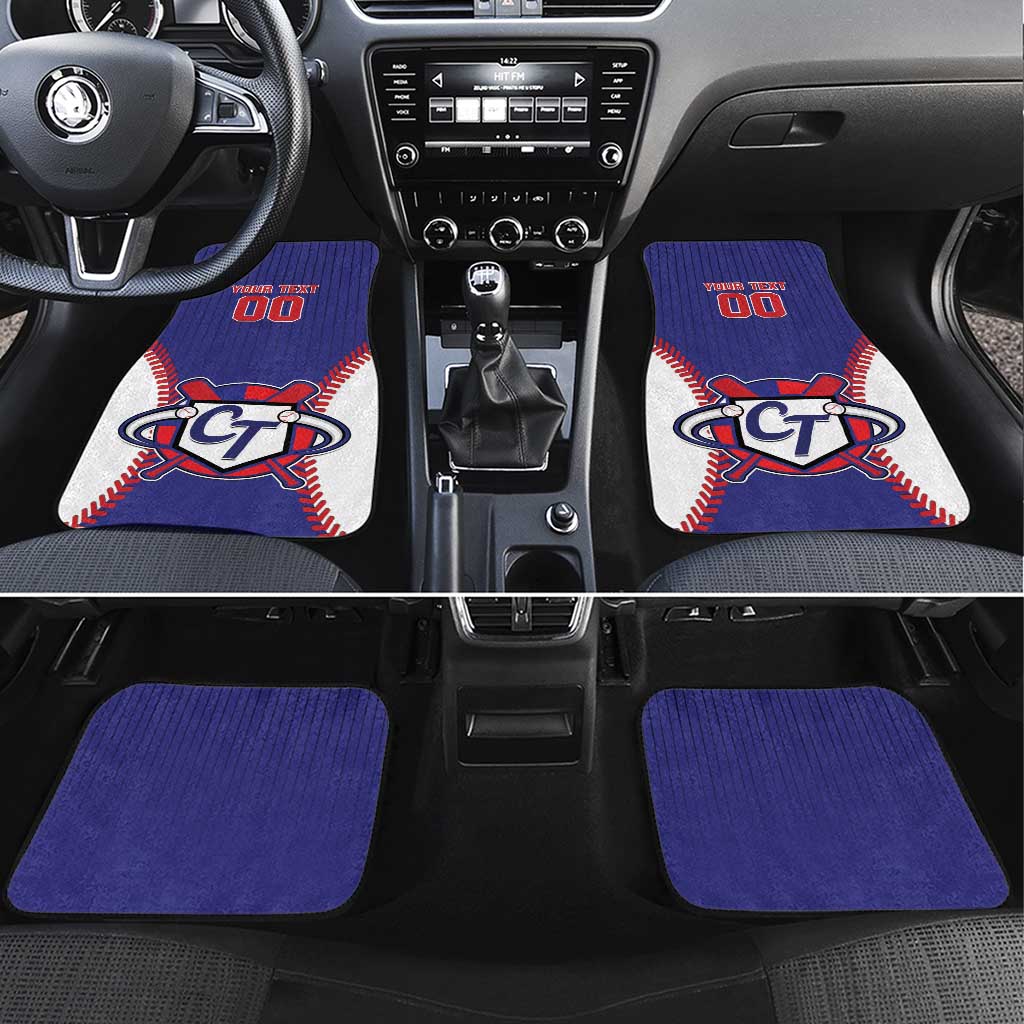 Custom Chinese Taipei Car Mats Go Taiwanese - Baseball Style - Wonder Print Shop