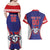 Custom Chinese Taipei Couples Matching Off Shoulder Maxi Dress and Hawaiian Shirt Go Taiwanese - Baseball Style - Wonder Print Shop