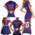 Custom Chinese Taipei Family Matching Short Sleeve Bodycon Dress and Hawaiian Shirt Go Taiwanese - Baseball Style - Wonder Print Shop