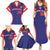 Custom Chinese Taipei Family Matching Summer Maxi Dress and Hawaiian Shirt Go Taiwanese - Baseball Style - Wonder Print Shop