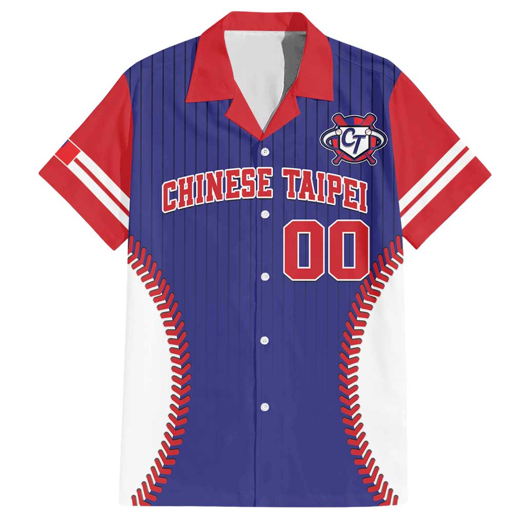 Custom Chinese Taipei Hawaiian Shirt Go Taiwanese - Baseball Style - Wonder Print Shop