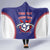 Custom Chinese Taipei Hooded Blanket Go Taiwanese - Baseball Style