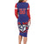 Custom Chinese Taipei Long Sleeve Bodycon Dress Go Taiwanese - Baseball Style - Wonder Print Shop