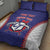 Custom Chinese Taipei Quilt Bed Set Go Taiwanese - Baseball Style - Wonder Print Shop