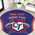 Custom Chinese Taipei Round Carpet Go Taiwanese - Baseball Style