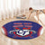 Custom Chinese Taipei Round Carpet Go Taiwanese - Baseball Style