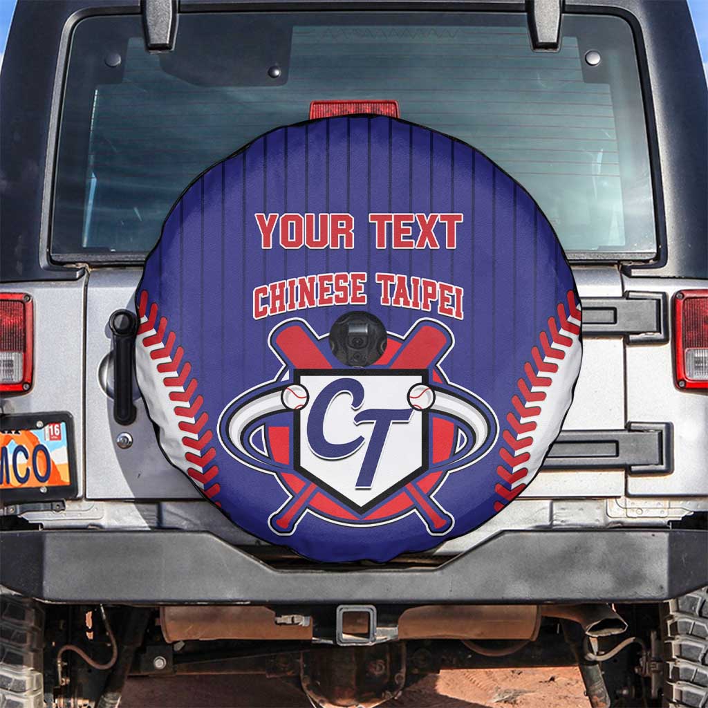 Custom Chinese Taipei Spare Tire Cover Go Taiwanese - Baseball Style - Wonder Print Shop