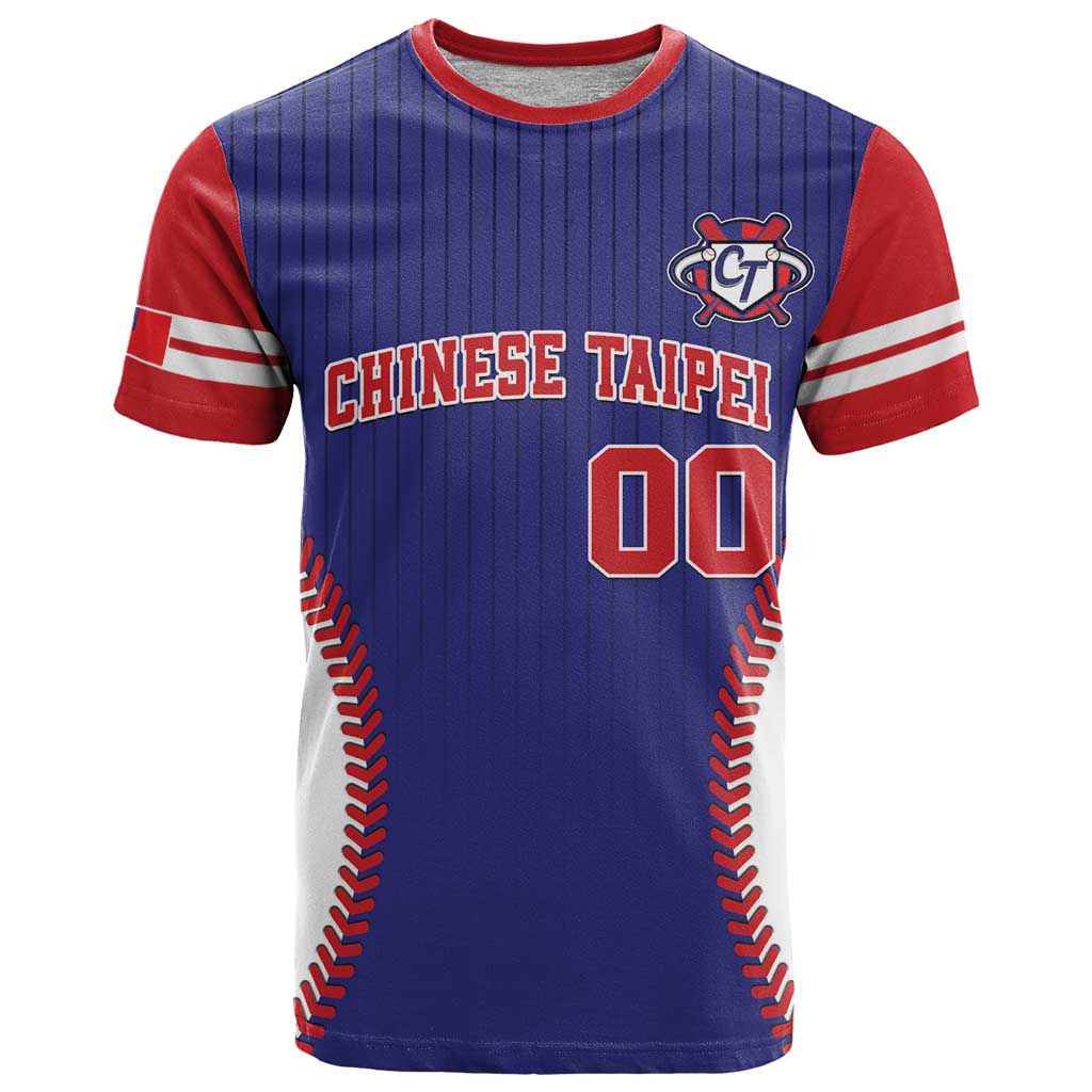 Custom Chinese Taipei T Shirt Go Taiwanese - Baseball Style - Wonder Print Shop